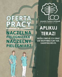 Read more about the article Oferta Pracy – Naczelna Pielęgniarka/Pielęgniarz