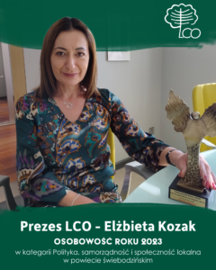 Read more about the article Wyróżnienie dla Prezes LCO!