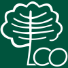 Logo LORO białe na zielonym tle 72 dpi